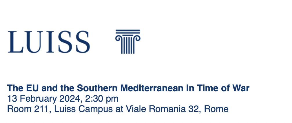 The EU and the Southern Mediterranean in Time of War